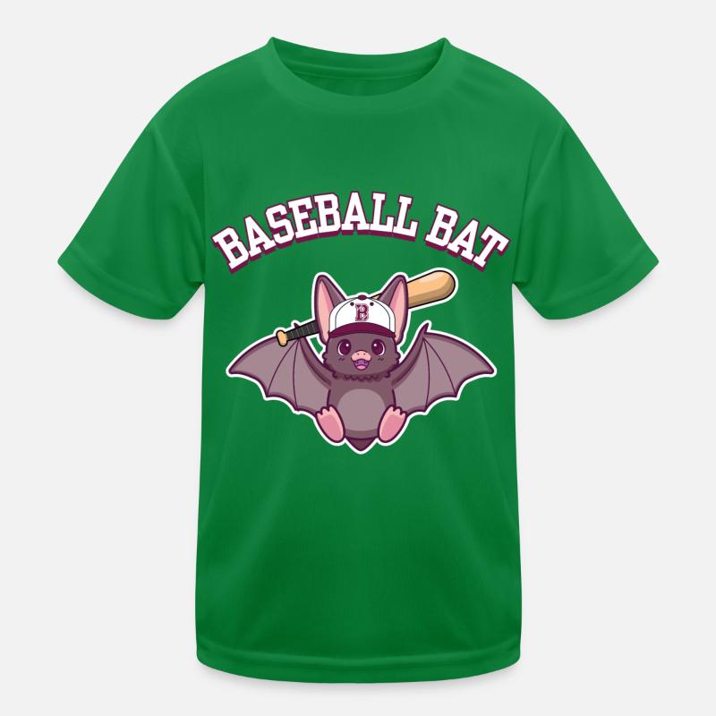 Funny Baseball Bat Pun Kids Functional T-Shirt