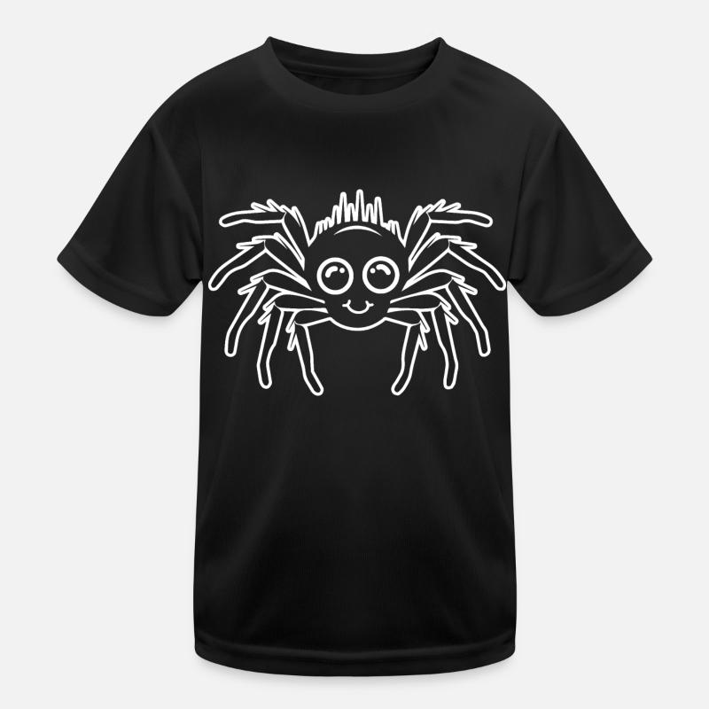 Spider spiders animals Kids Functional T-Shirt