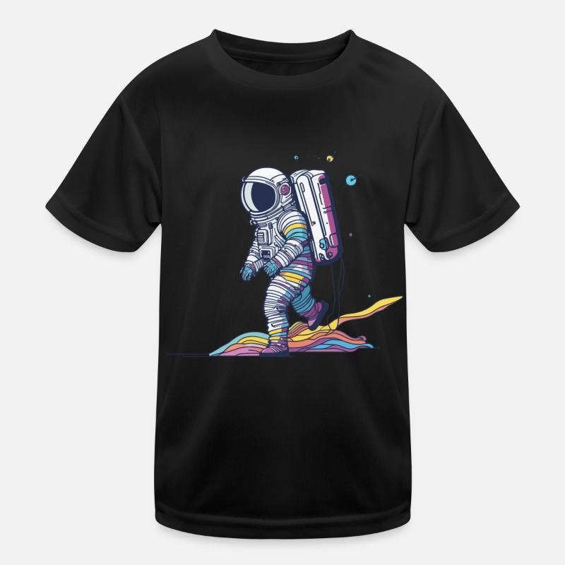 Astronaut Kinder Funktions-T-Shirt