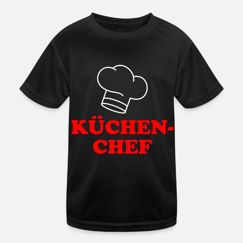Küchenchef Kinder Funktions-T-Shirt