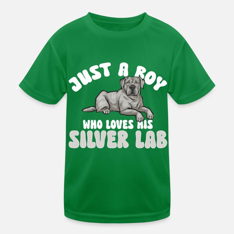 Silver Labrador Retriever Silver Lab T-shirt sport Enfant
