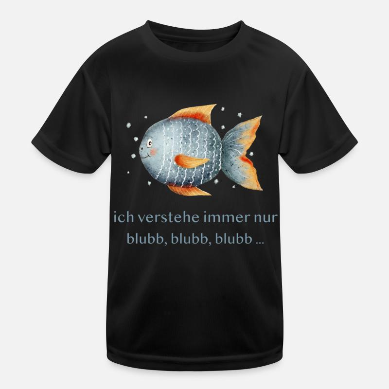 Poisson sucré - blubb, blubb, blubb T-shirt sport Enfant
