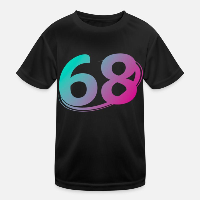 Numéro 68 multicolore T-shirt sport Enfant