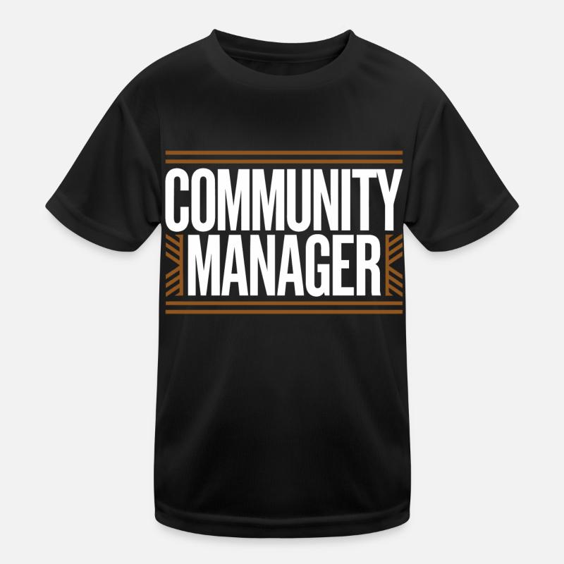 Community Manager T-shirt sport Enfant