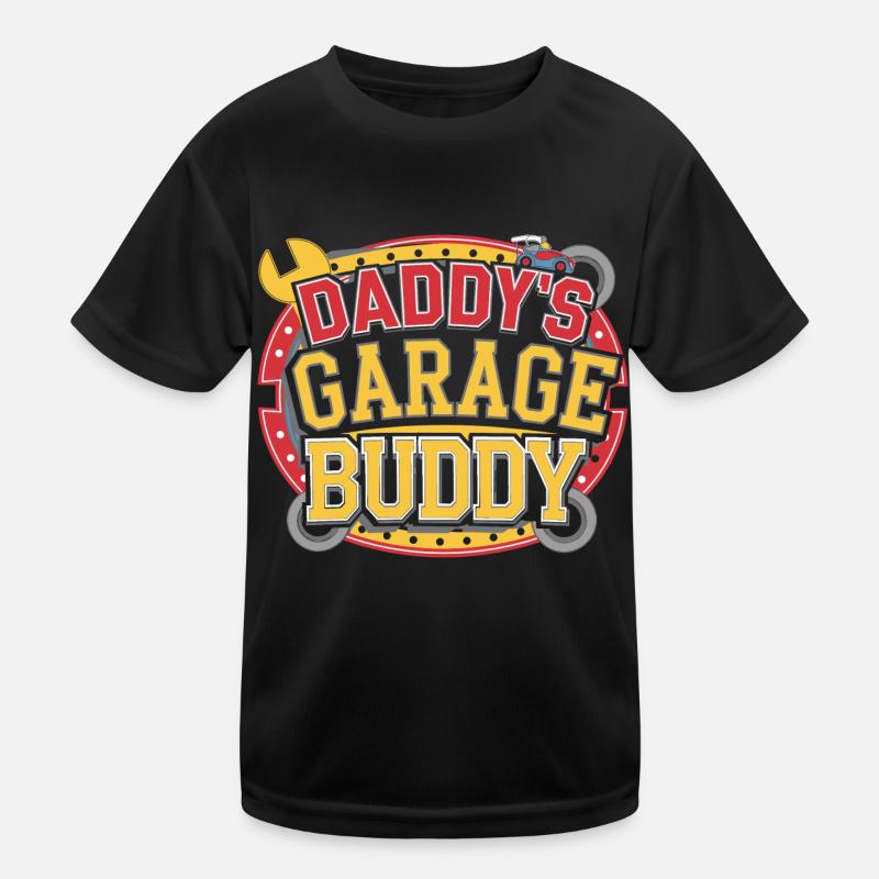 Fun in the workshop with dad Kids Functional T-Shirt