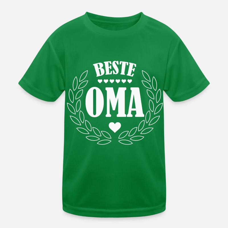 beste oma Kinder Funktions-T-Shirt