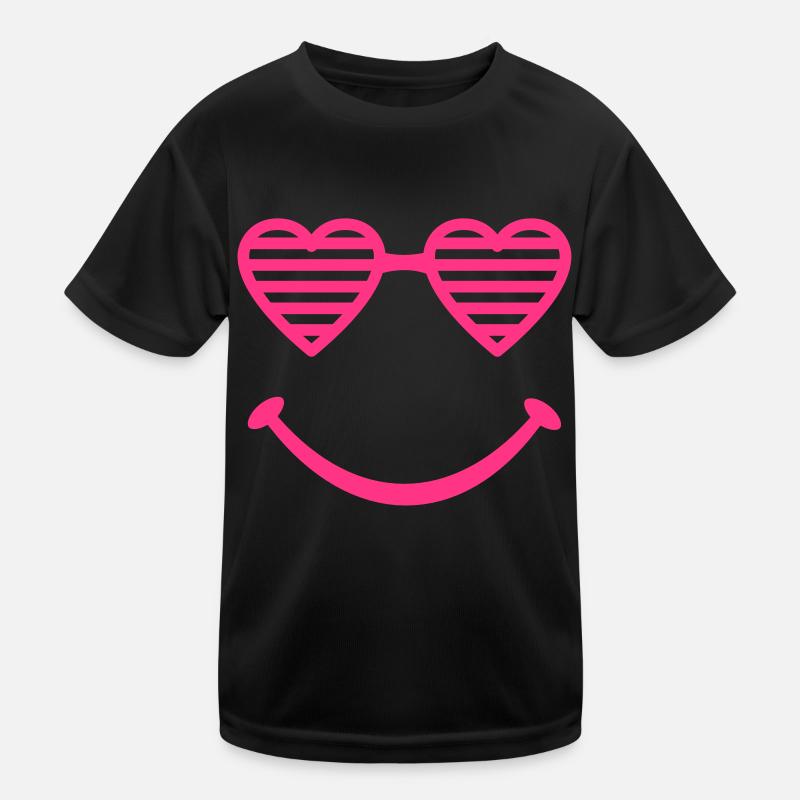 Herz Shades Kinder Funktions-T-Shirt