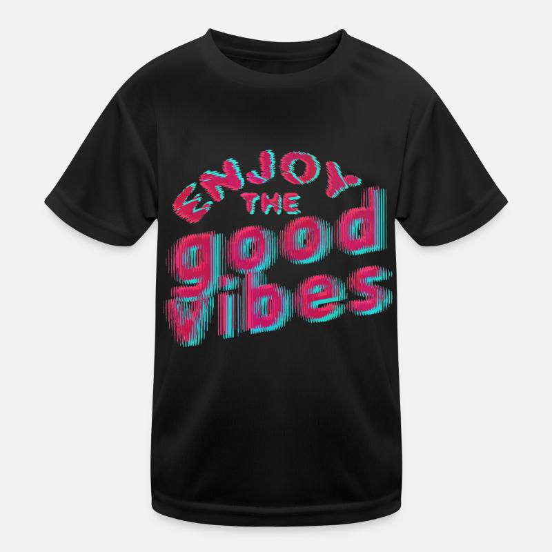 Good Vibes (lettrage) 01 T-shirt sport Enfant