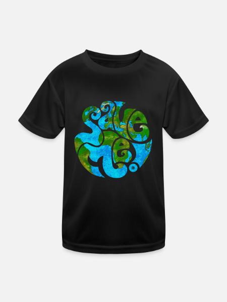 Save Me! - Kinder Funktions-T-Shirt - Schwarz