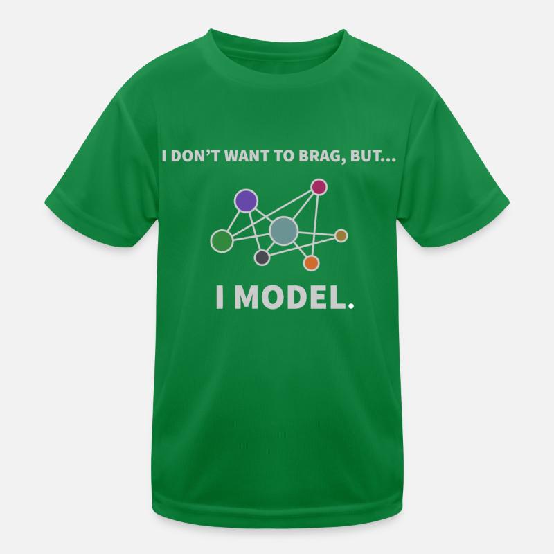 Model Data Science Computer Science Gift Kids Functional T-Shirt