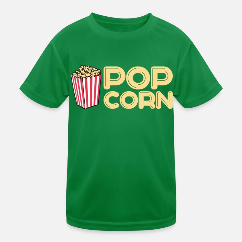 Popcorn Kinder Funktions-T-Shirt