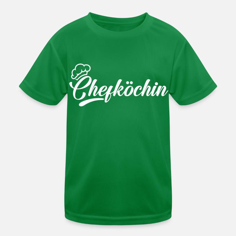 Chefköchin Geschenk Geburtstag Weihnachten Idee Kinder Funktions-T-Shirt