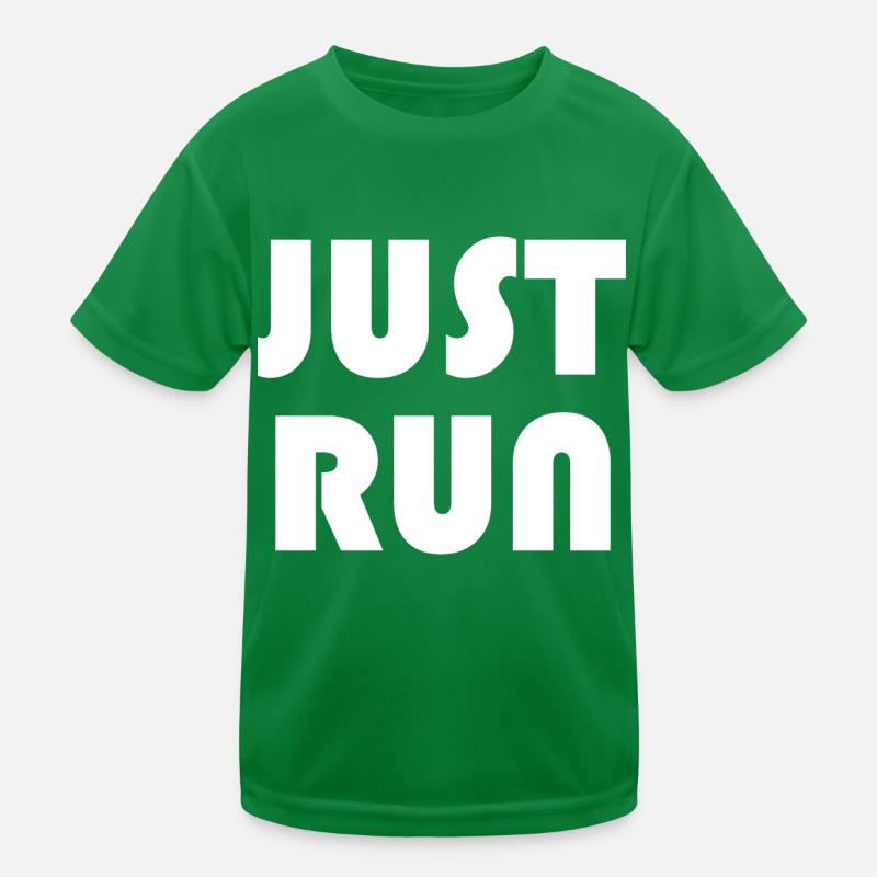 JUST RUN Kids Functional T-Shirt