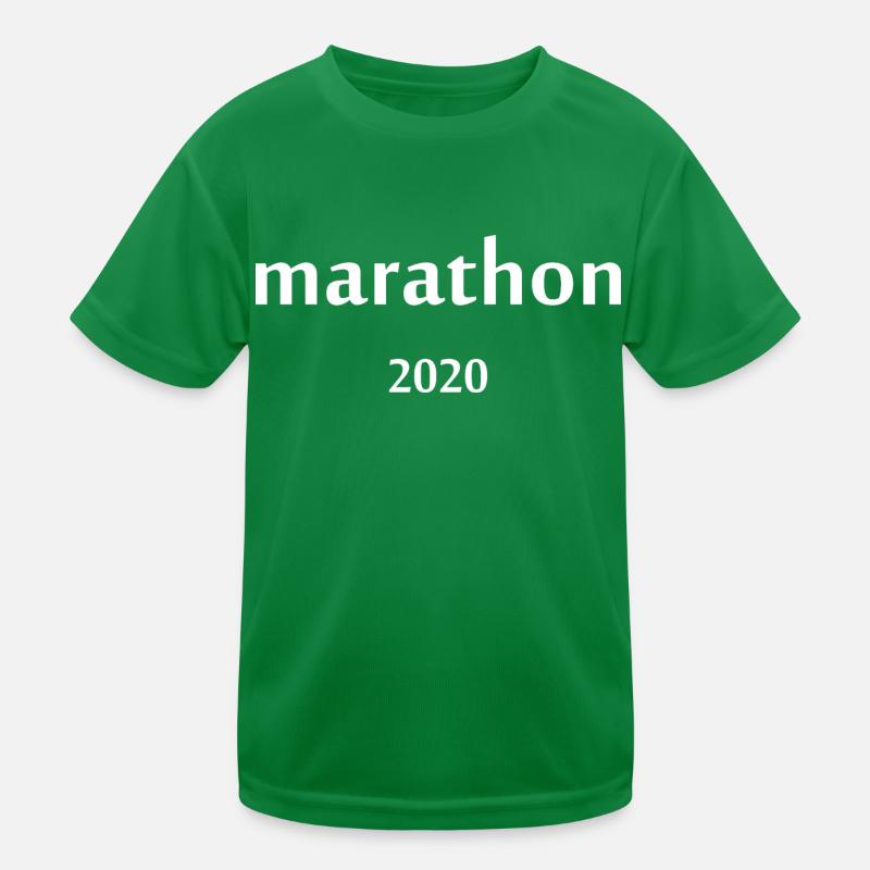 Marathon Running Kids Functional T-Shirt