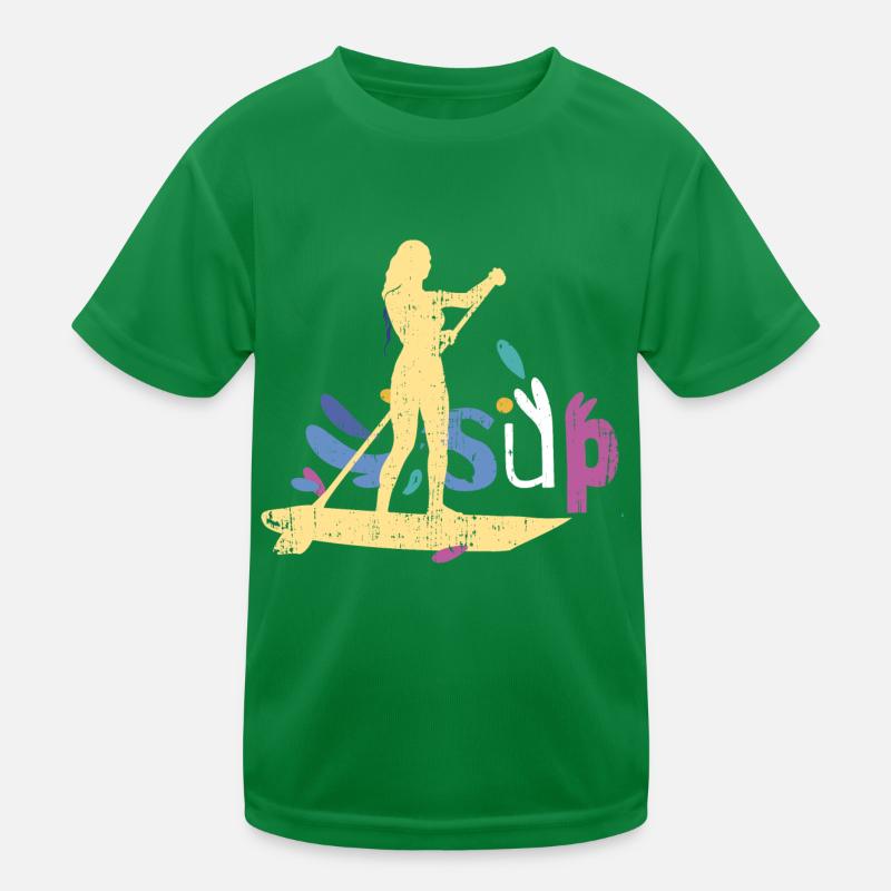 SUP Rétro Stand Up Paddle Boarding T-shirt sport Enfant