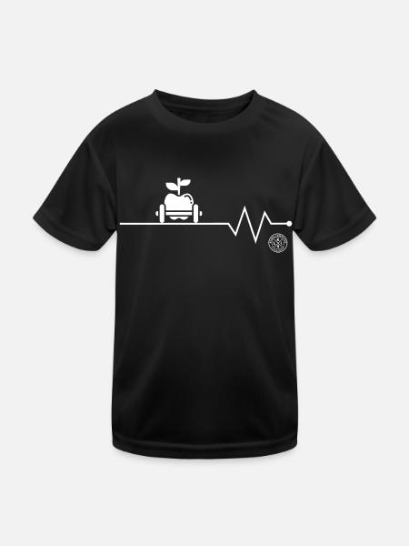 healthy lifestyle - Kids Functional T-Shirt - black - Front