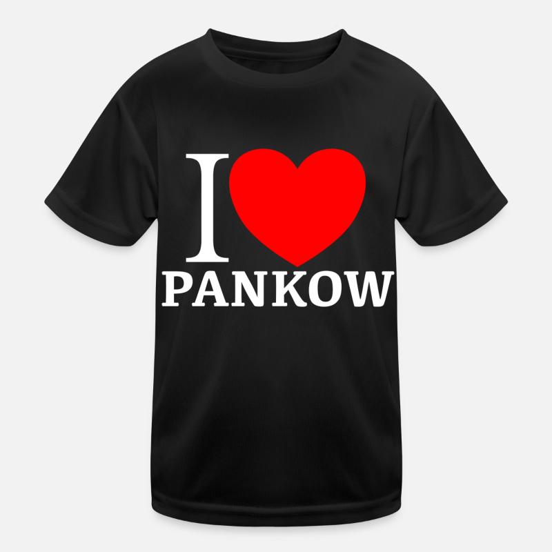 I LOVE PANKOW Kinder Funktions-T-Shirt