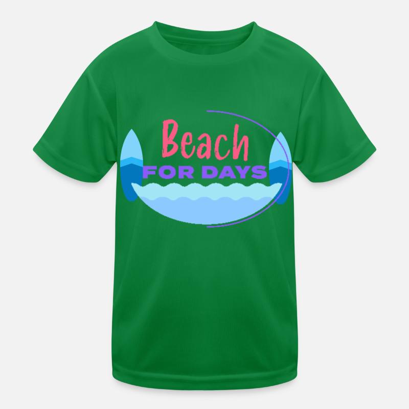 beach, beach every day Kids Functional T-Shirt