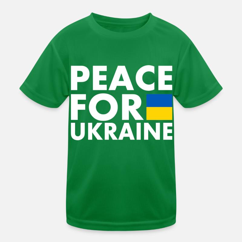 Ukraine Kinder Funktions-T-Shirt