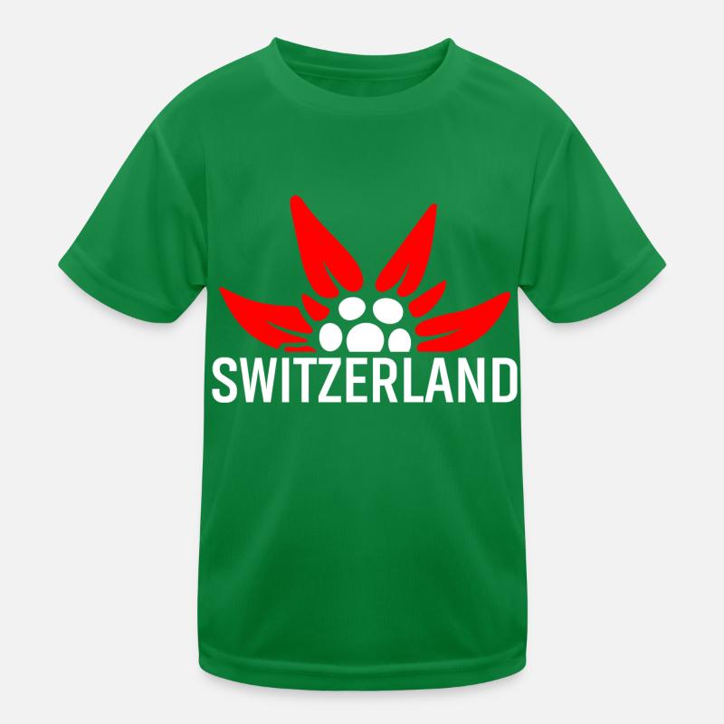 Schweizer Enzian Kinder Funktions-T-Shirt
