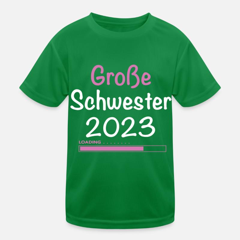 Große Schwester 23 Kinder Funktions-T-Shirt