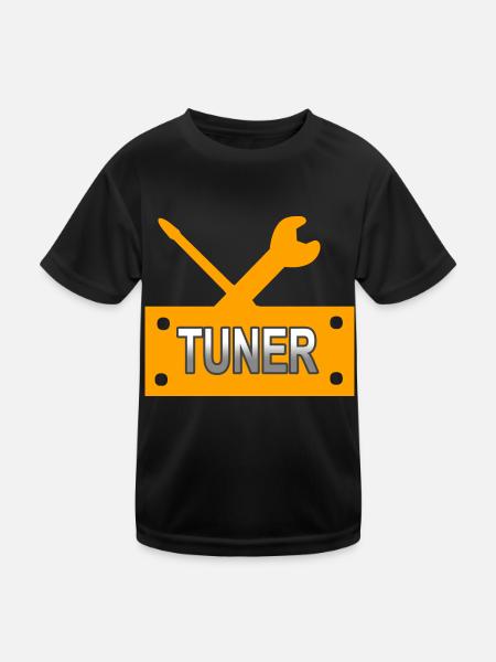 Car - Kids Functional T-Shirt - black - Front