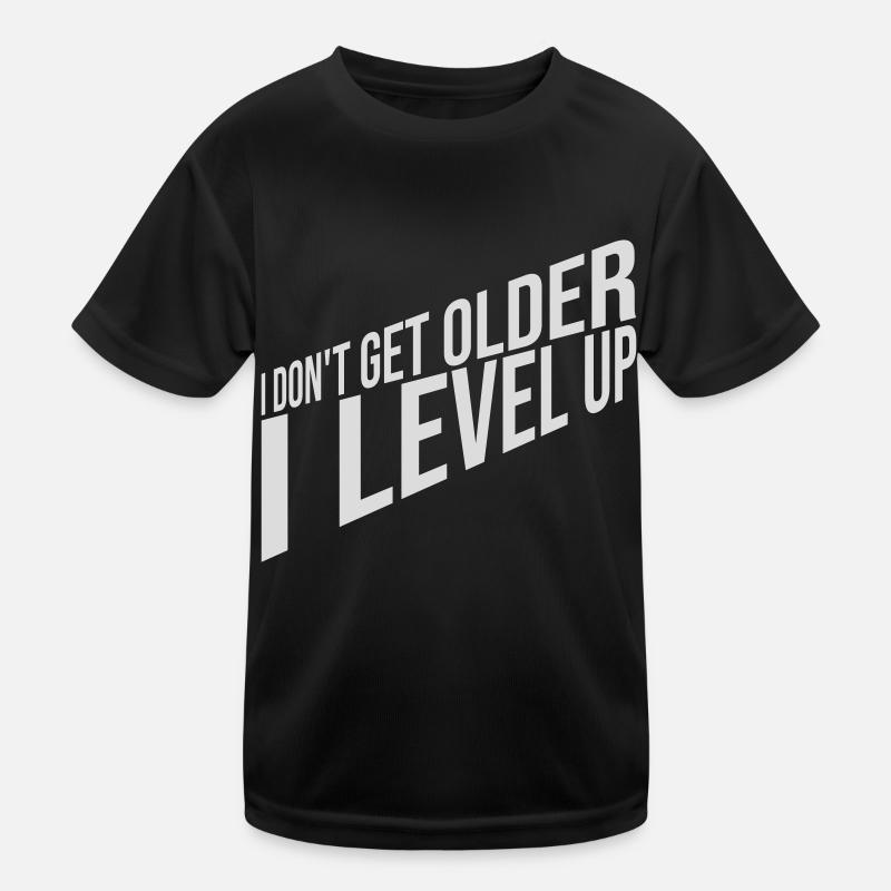 get older level up Kids Functional T-Shirt