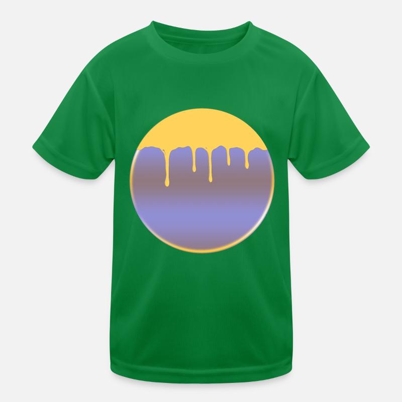 Es läuft Kinder Funktions-T-Shirt