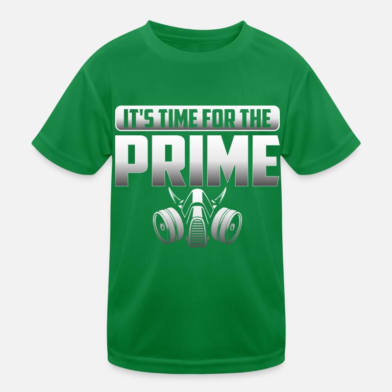 It's Time For The Prime Auto Body Painter Technic Kinder Funktions-T-Shirt