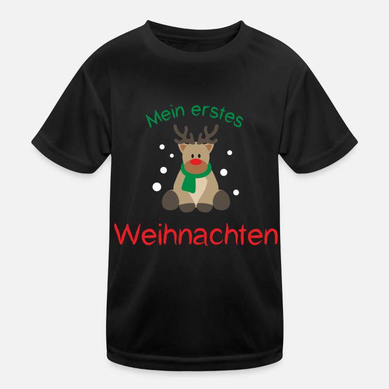 Mein erstes Weihnachten Kinder Funktions-T-Shirt