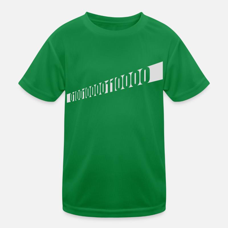 Binary Code Program Language Kids Functional T-Shirt