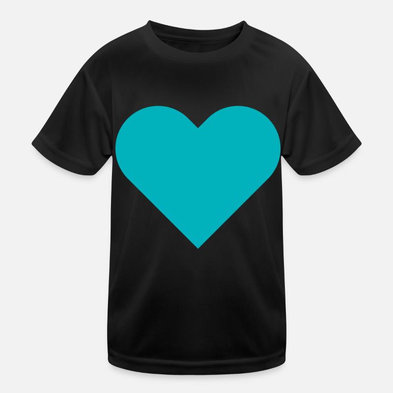 Ich liebe dich Kinder Funktions-T-Shirt