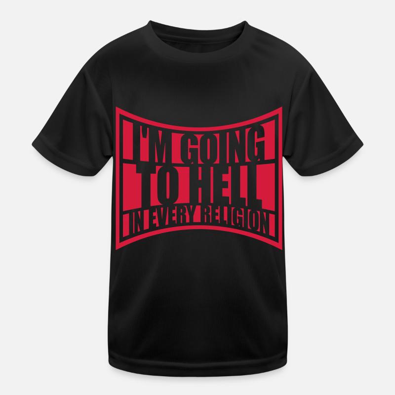 in going to hell Kids Functional T-Shirt
