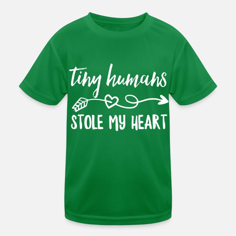 Tiny Humans Stole My Heart Kids Functional T-Shirt