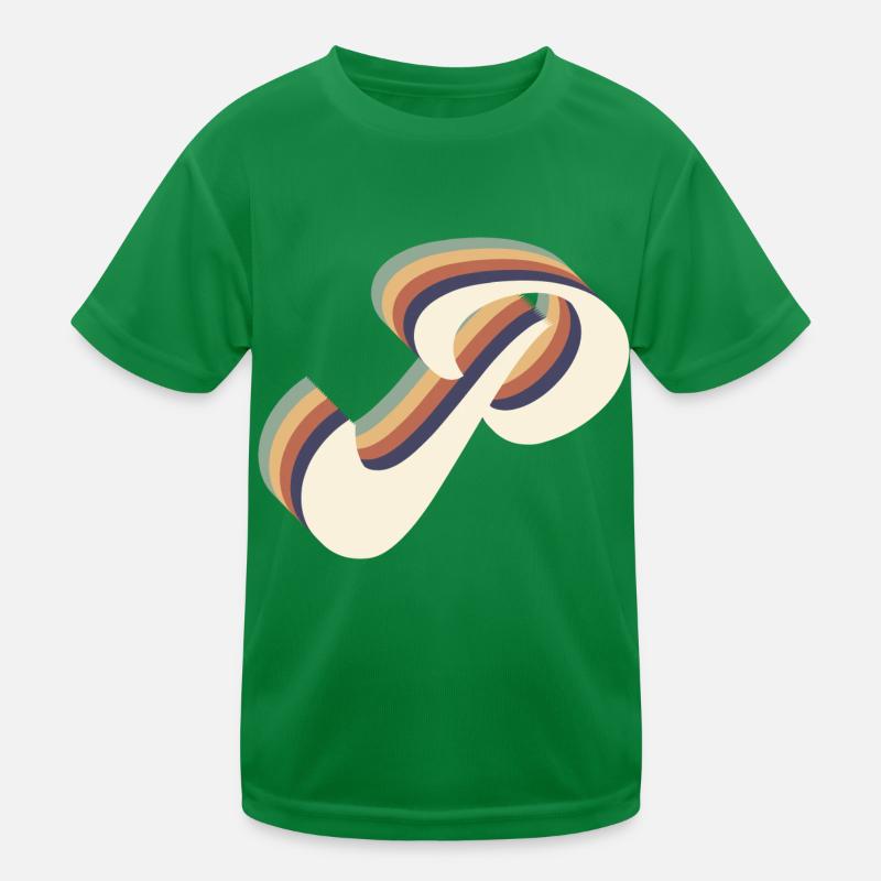 lettre p T-shirt sport Enfant