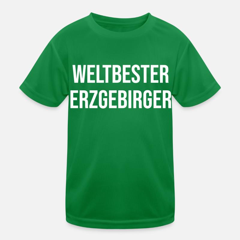 Weltbester Erzgebirger Kinder Funktions-T-Shirt