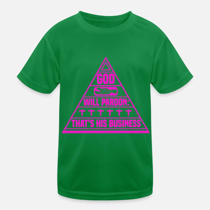 DIEU PARDONNERA QUE S SON AFFAIRE T-shirt sport Enfant