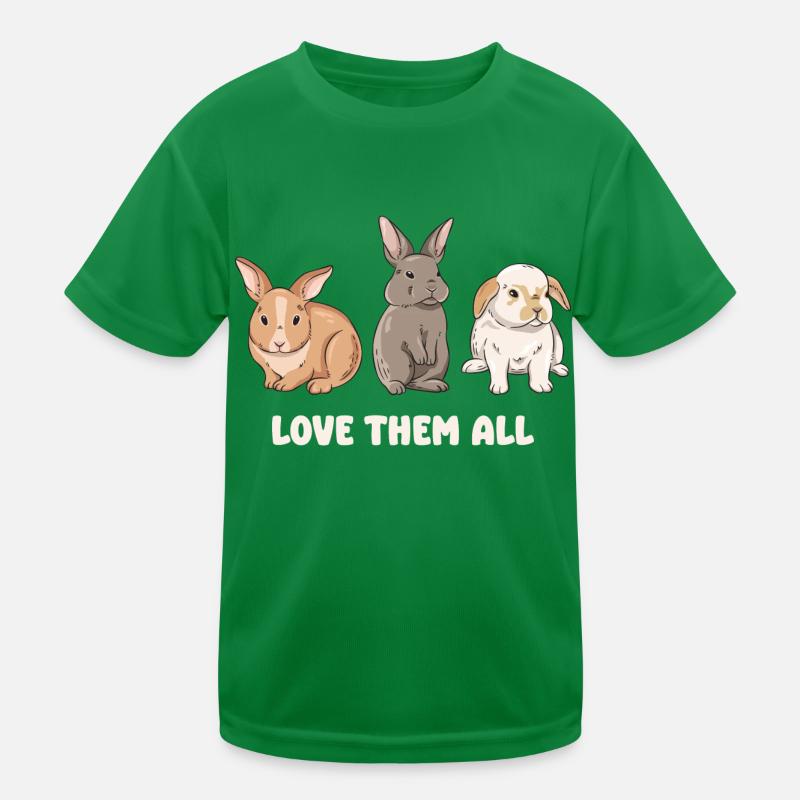 Conception de lapin mignon pour les propriétaires de lapins T-shirt sport Enfant