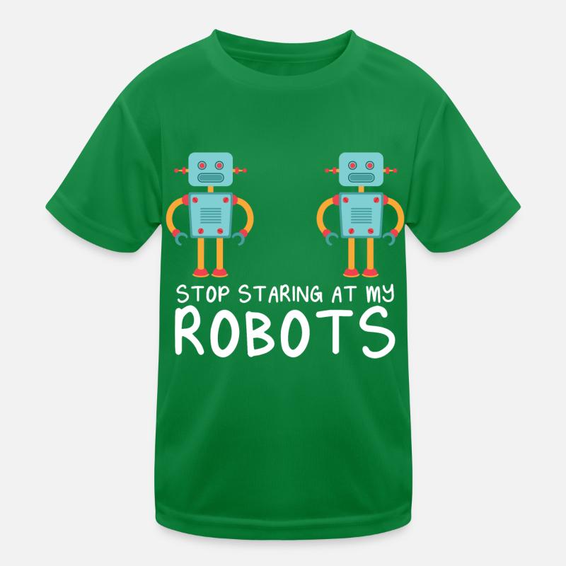 Droid Builder Cool Drôle Robotique Arrêtez de regarder T-shirt sport Enfant