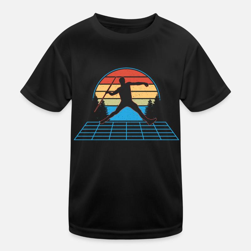 Speerwerfen Speerwerfen Geschenk Kinder Funktions-T-Shirt