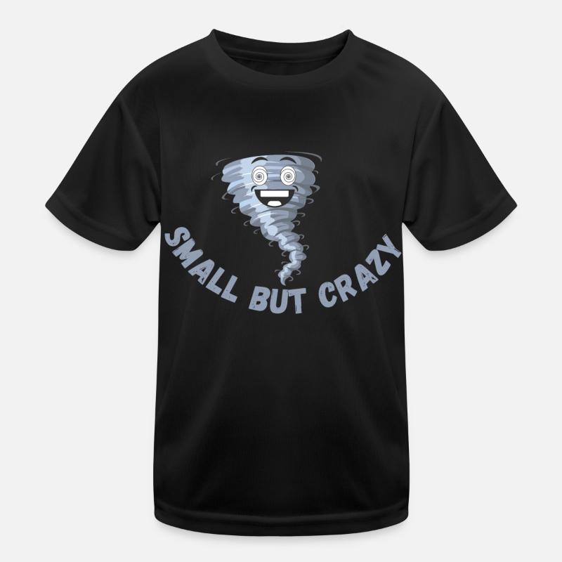 Small but crazy - Kids Functional T-Shirt - black
