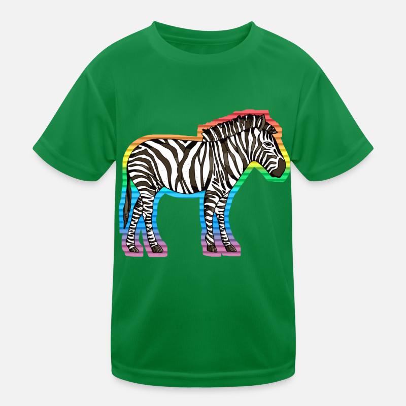 Zebra Kids Functional T-Shirt