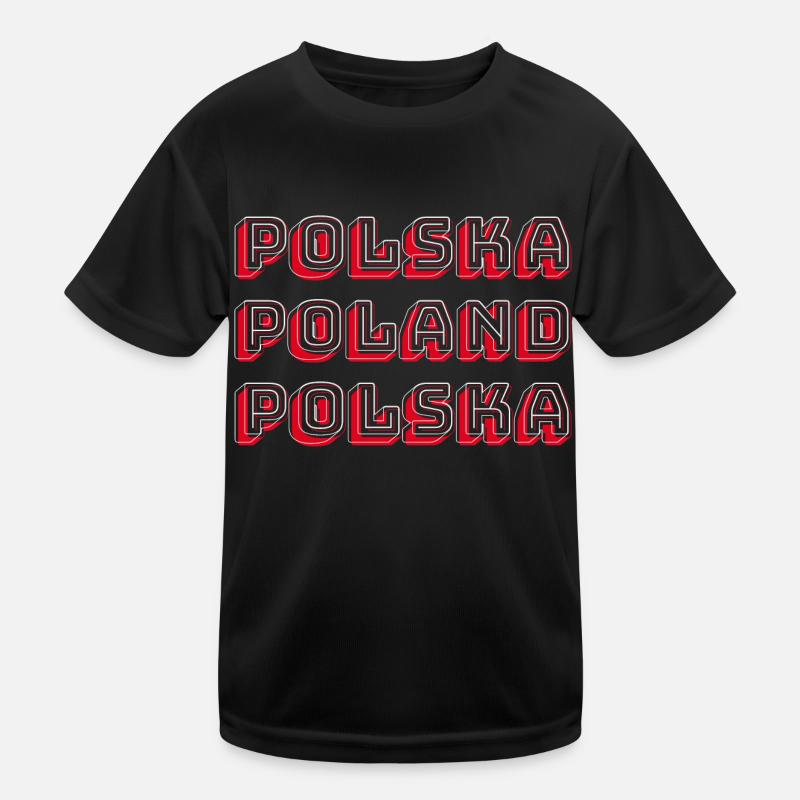 POLSKA POLAND Kids Functional T-Shirt