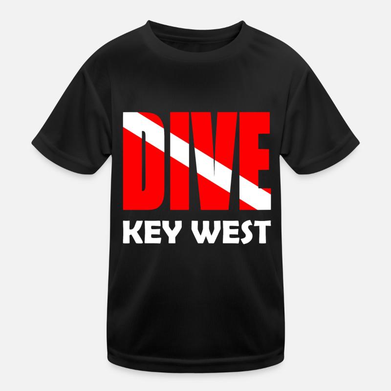 Plongée Key West Caraïbes Caraïbes États-Unis Floride T-shirt sport Enfant