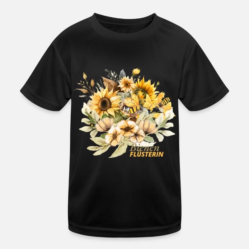 Bee Whisperer - Kids Functional T-Shirt - black
