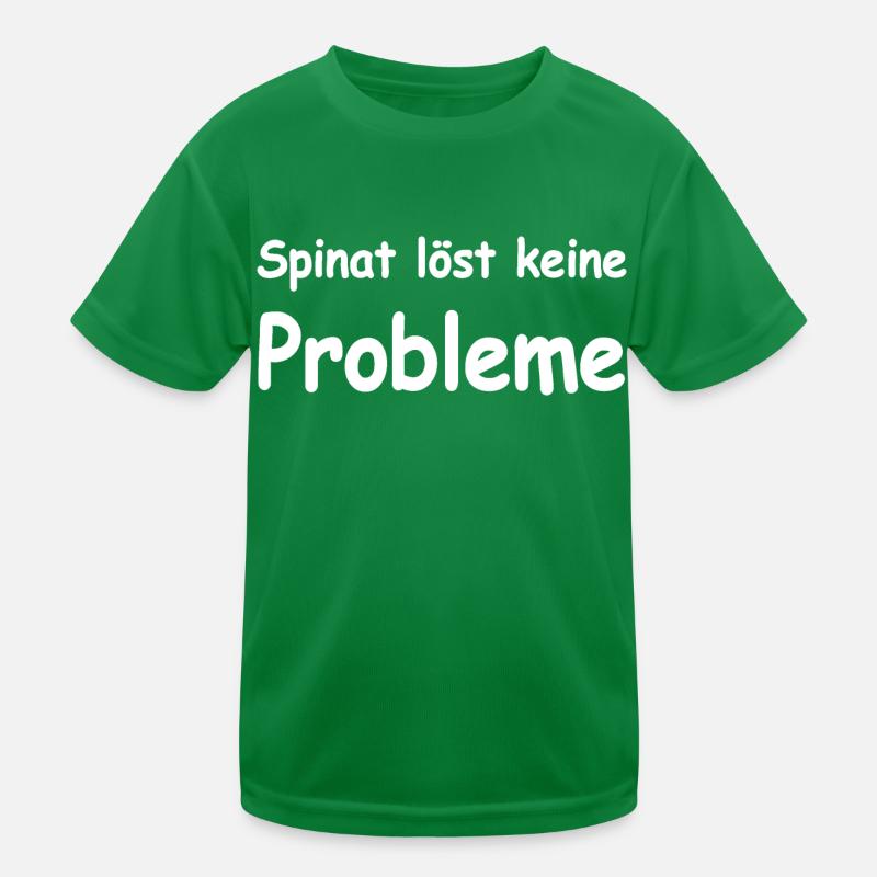 Spinat Kinder Funktions-T-Shirt