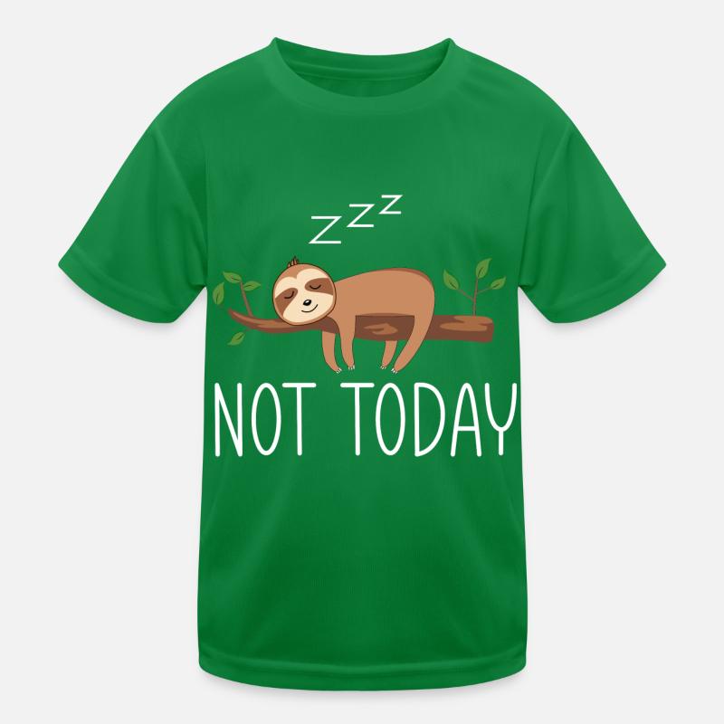 Faultier Faules Nickerchen Müde Langsam Schläfrige Faultiere Kinder Funktions-T-Shirt