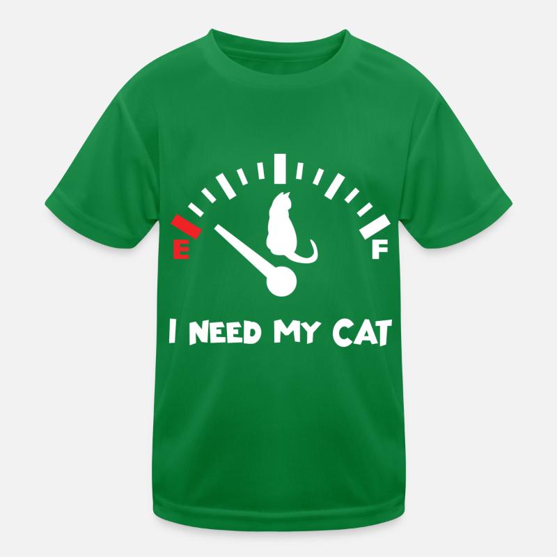 I Need My Cat Kids Functional T-Shirt