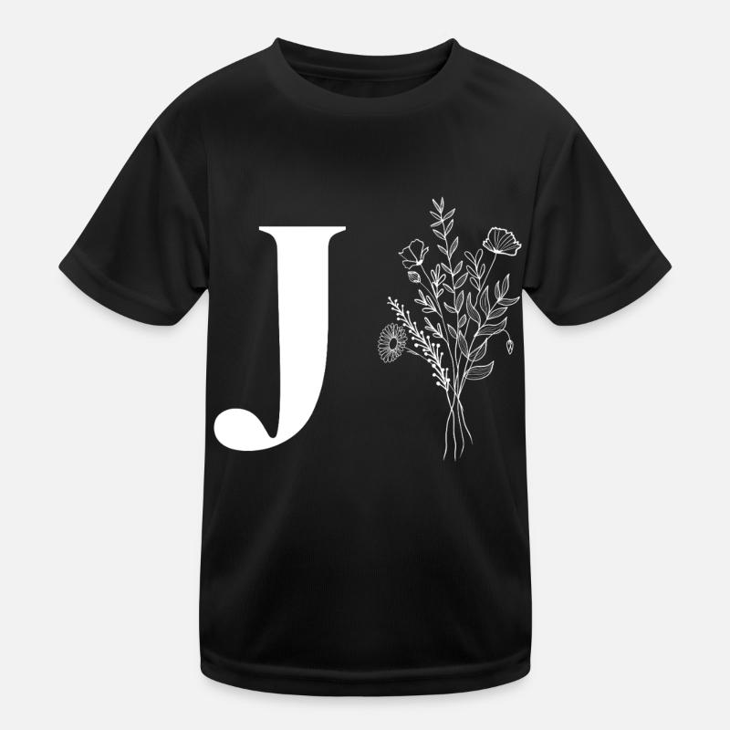Minimalistische Blumen Kinder Funktions-T-Shirt