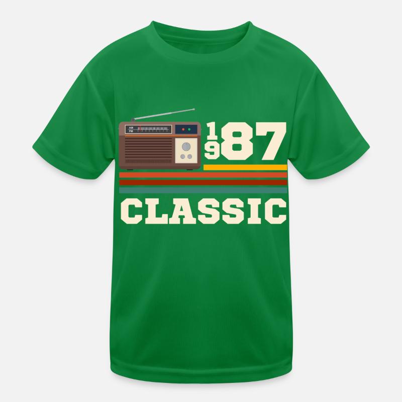 Anniversary 1987 retro classic Kids Functional T-Shirt